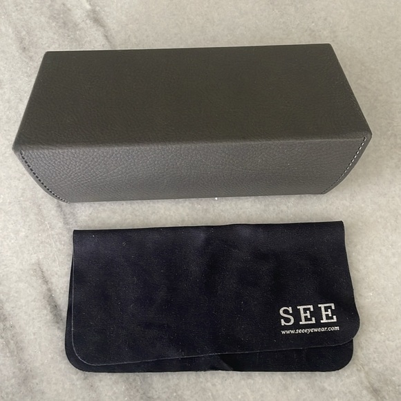 SEE like NEW sunglasses, Case & Cloth . See pic for measurements and details. - Picture 9 of 10